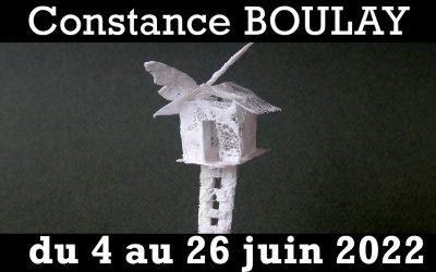 Constance BOULAY du 4 au 26 juin 2022, « A mémoire de forme. »
