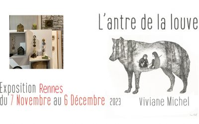 Viviane Michel à “L’antre-Temps” de Rennes du 7 novembre au 6 décembre 2023.
