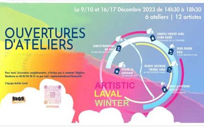 Sophie Hergot et Stéphane Dardenne participent aux Artistic Laval Winter les 9/10 et 16/17 décembre à Laval.