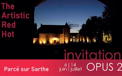 “The Artistic Red Dot” à Parcé sur Sarthe du 6 juin au 14 Juillet.