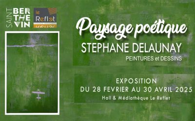 Stéphane Delaunay au  » Reflet  » (St Berthevin) du 28 février au 30 avril.