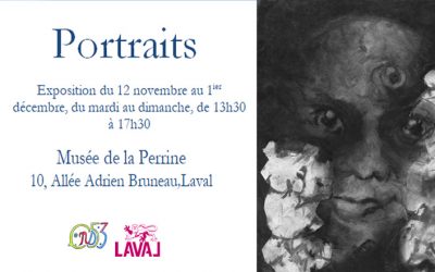 « CNS » présente son exposition « Portraits » à la Perrine (Laval) du 12 novembre au 1er décembre 2025