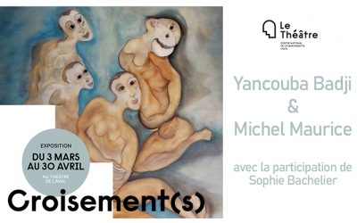 « Croisement(s) » au Théâtre (Laval) avec Yancouba Badji, Michel Maurice et Sophie Bachelier.