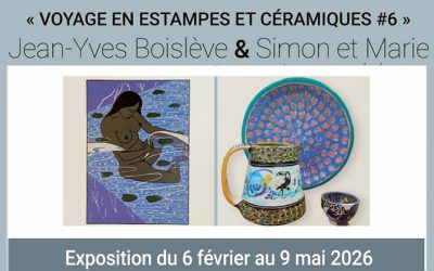 « Encre & Argile » présente voyage en estampes et céramique#6
