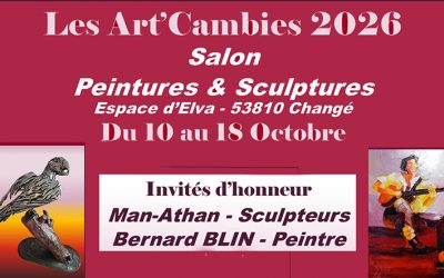 « Les Arcambies » à Changé (53) du 10 au 18 octobre avec Man-Athan et Bernard Blin.